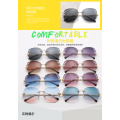 Frameless cut edge lenses Ocean color 2020 new arrivals unique fashion shades custom designer luxury sunglasses metal women 7202